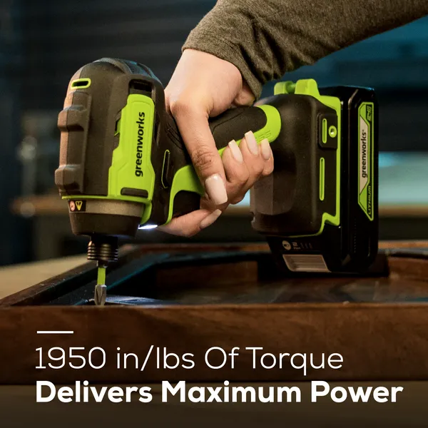 24V Brushless Impact Driver & 7-1/4'' Circular Saw Combo Kit w/ (2) 2.0Ah Batteries & Charger