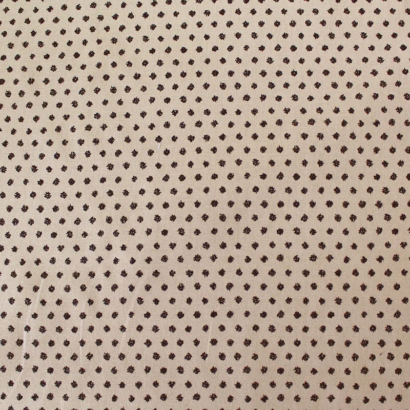 50CM REMNANT Patchwork Cotton - Taupe - Scratchy Spot