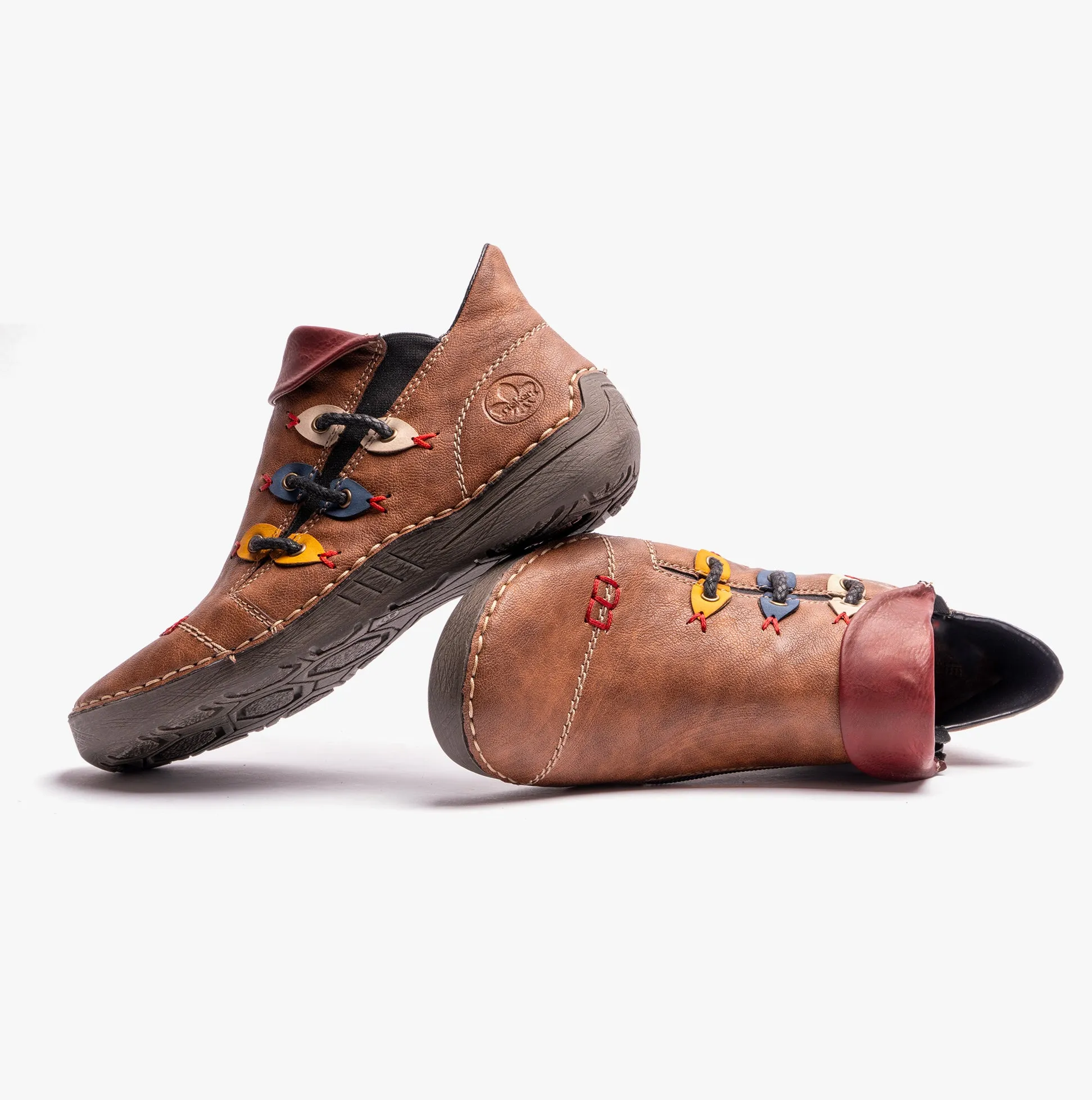72581-22 Womens Ankle Boots Brown
