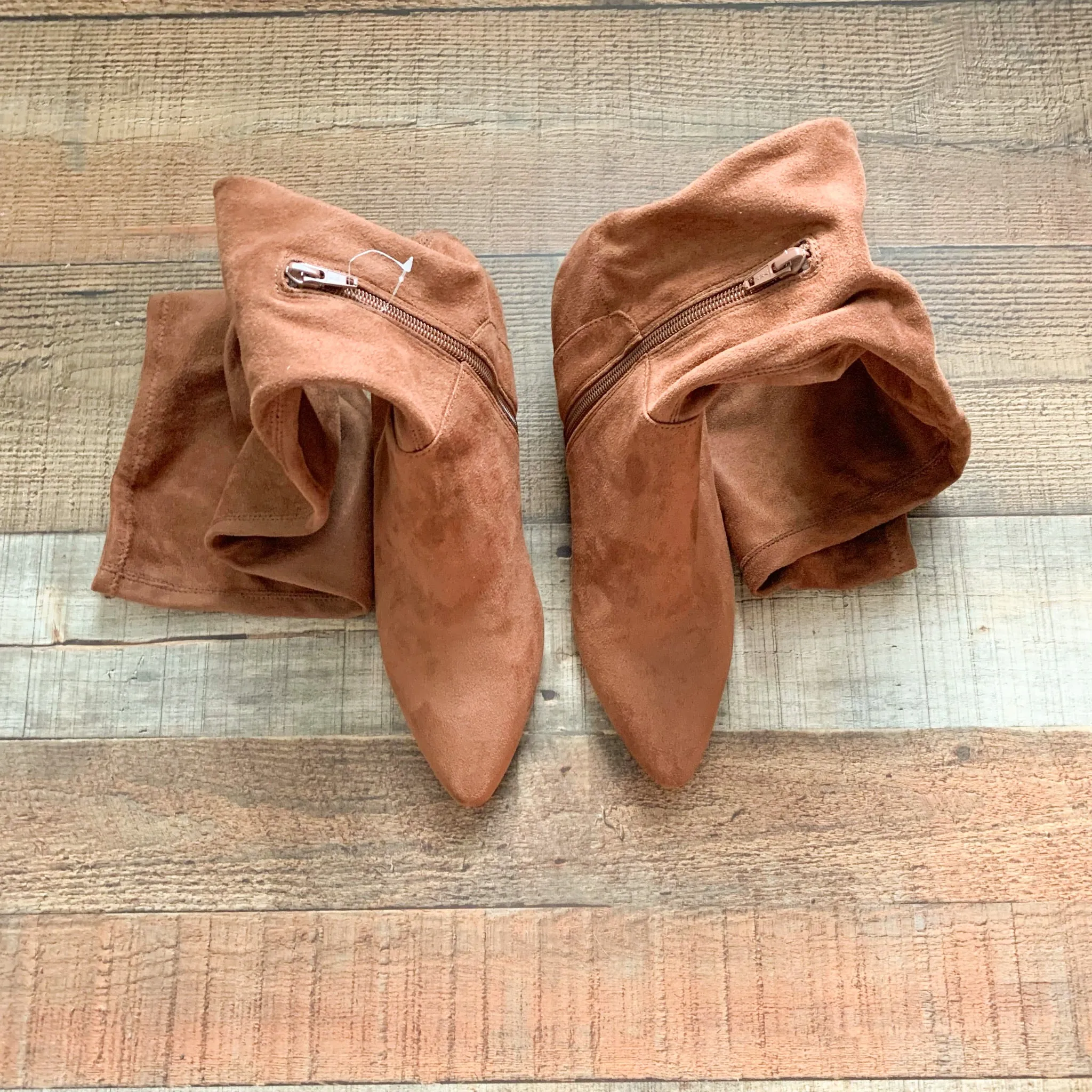A New Day Camel Suede Over the Knee Boots- Size 9 (GREAT CONDITION)