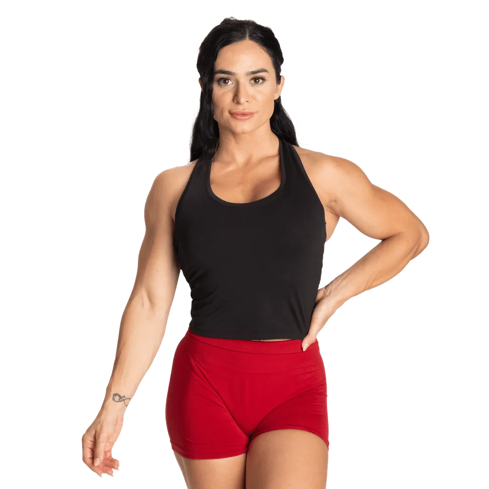 Better Bodies Original Crop T-Back - Black/White