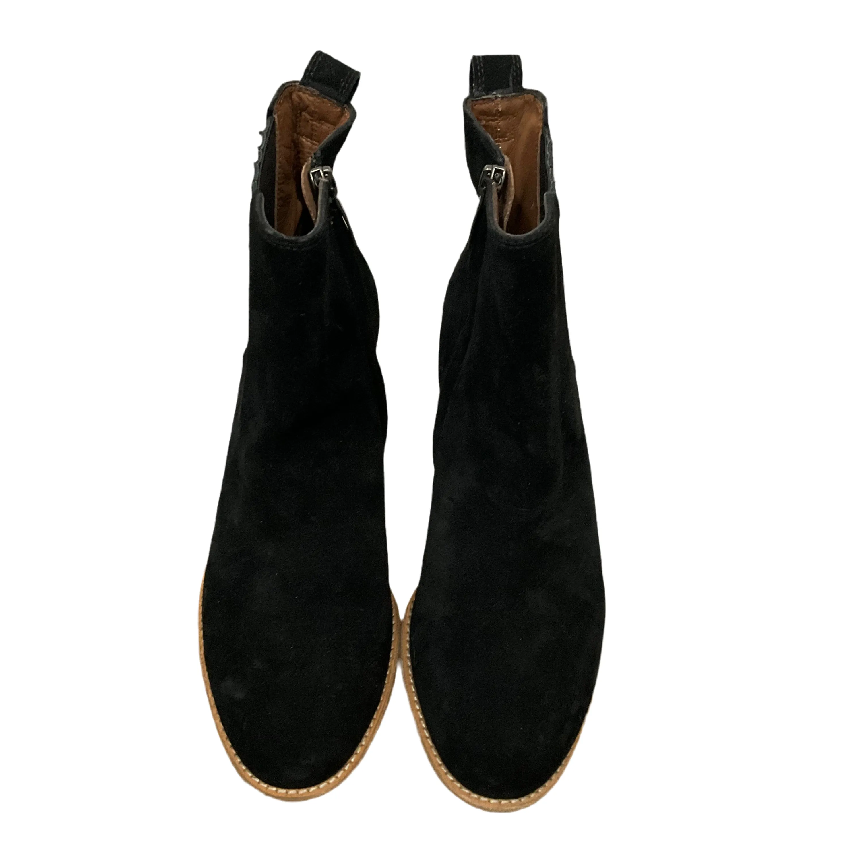 Black Boots Ankle Heels Paul Green, Size 5.5