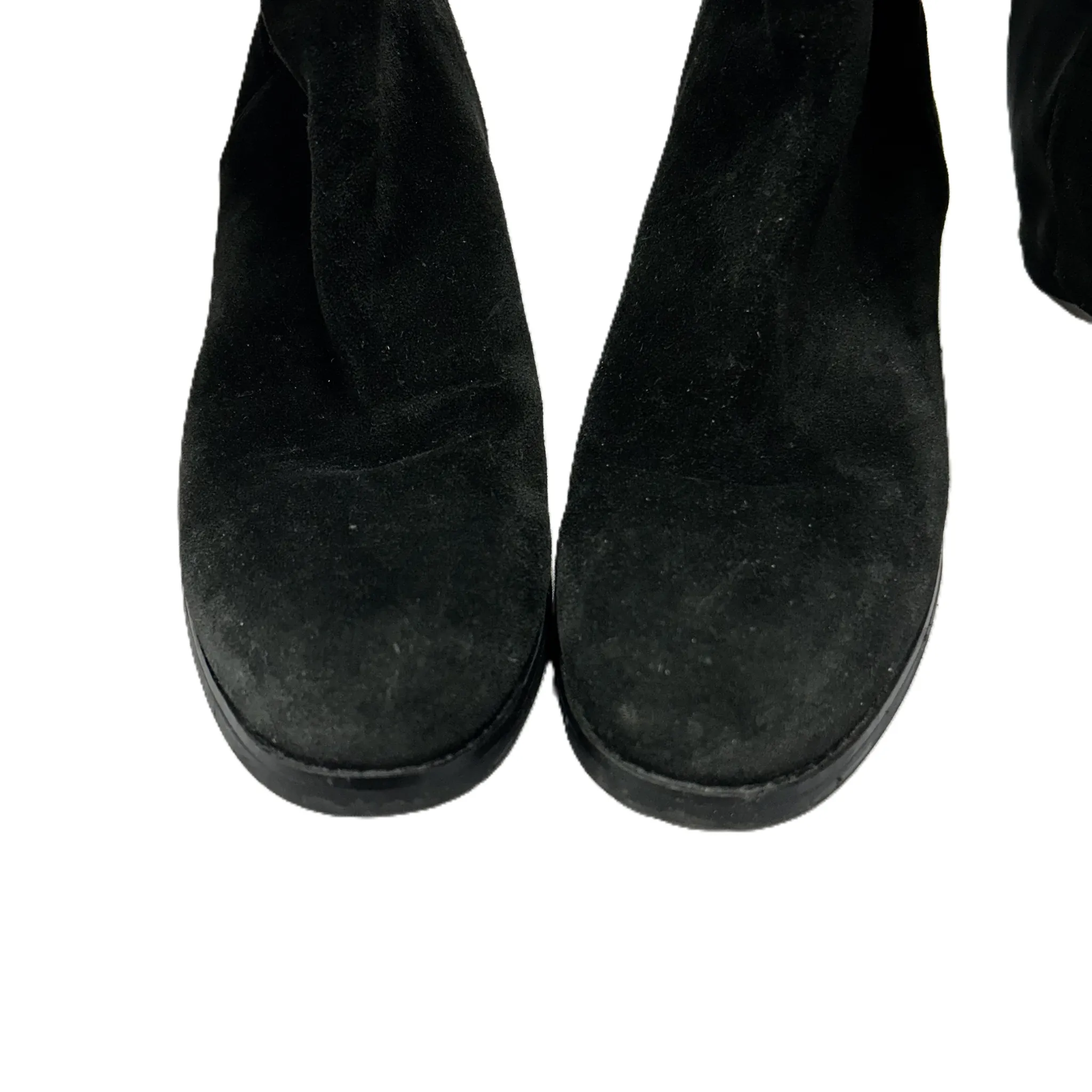Boots Knee Heels By Blondo In Black, Size: 8.5
