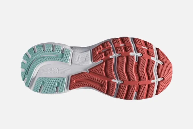 Womens Brooks Ghost 15 Running Shoes in Peacoat/Canal Blue/Rose Colorway