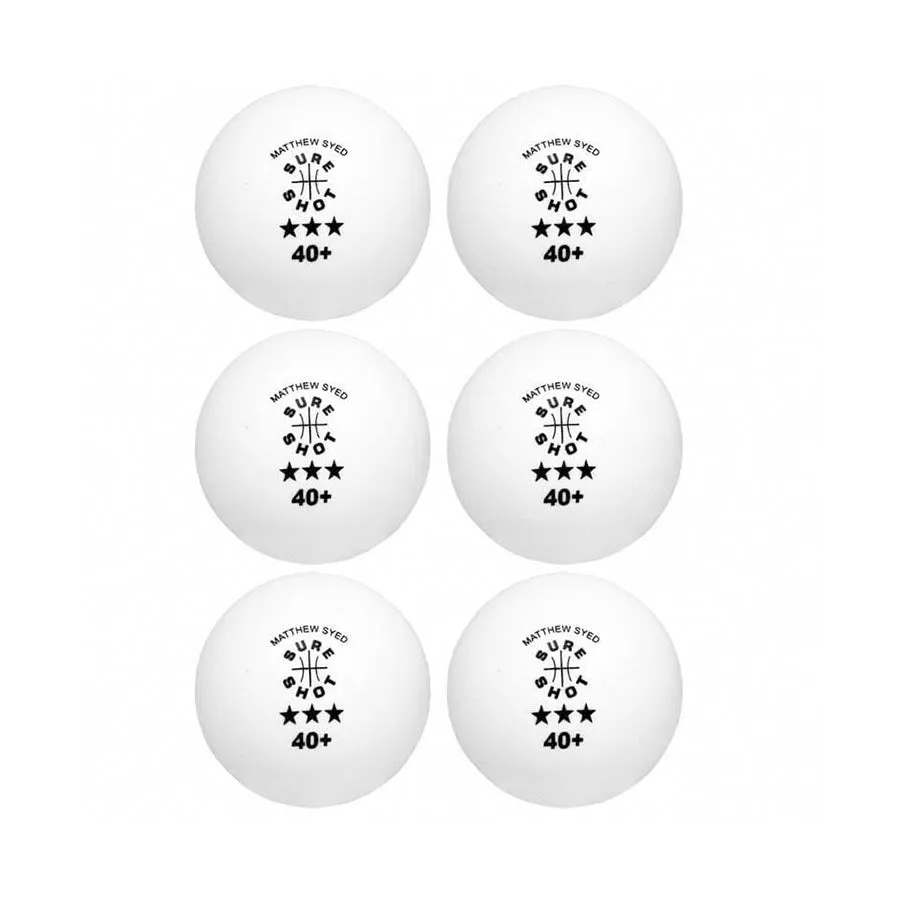 Butterfly 10618 Matthew Syed 3 Star Table Tennis Balls