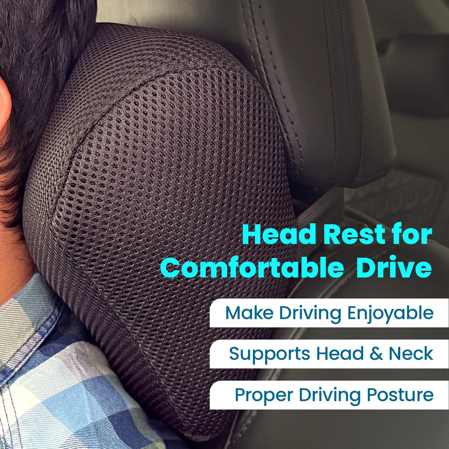 Car Head Rest Memory Foam Pillow
