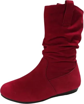 Cathalem Cowboy Boots for Women, Women's Western Cowboy Boots Modern Round toe Chunky Heel Cowgirl Boots with Pull On Tabs