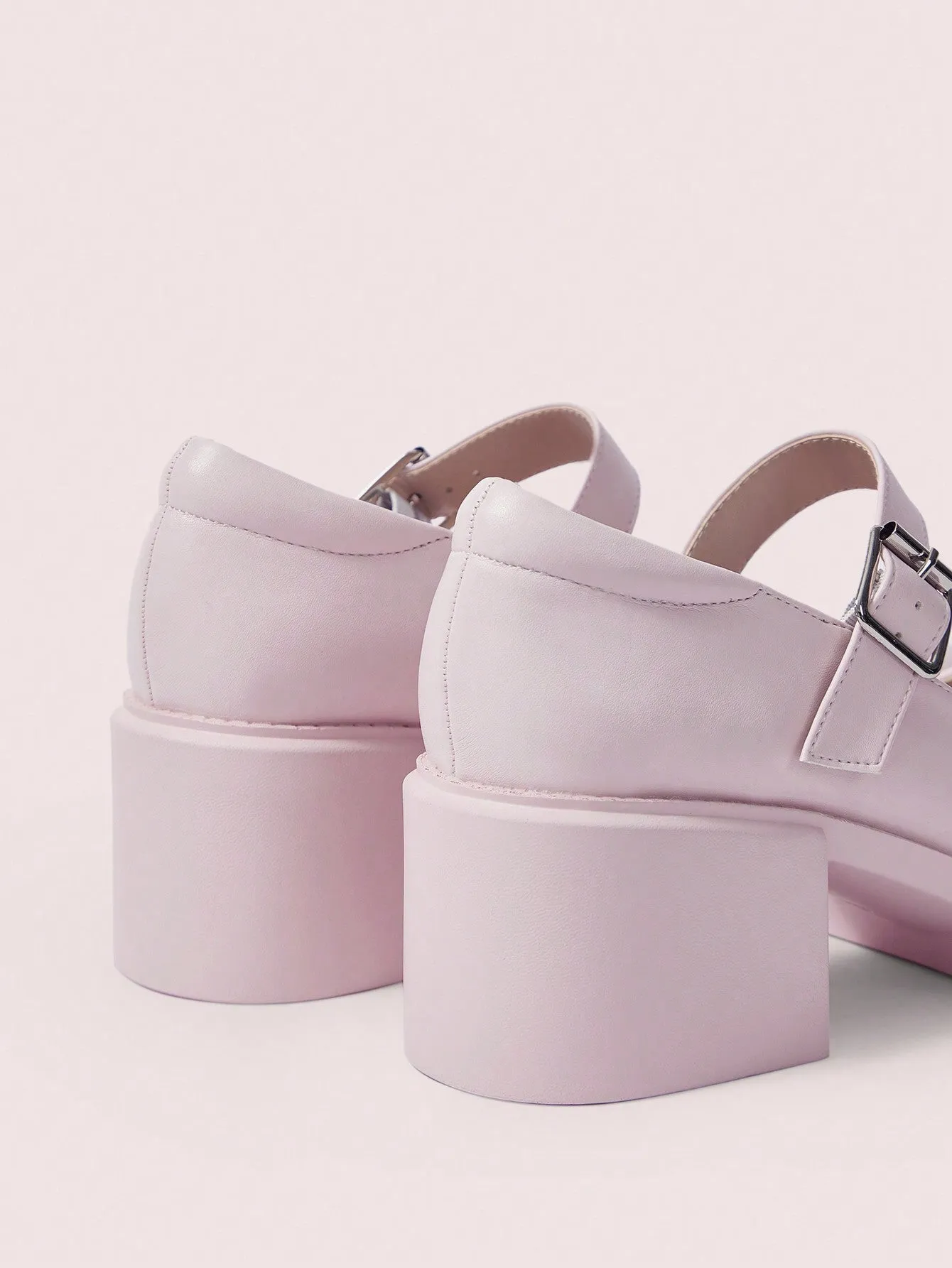CUCCOO DOLLMOD Women's Plain Simple Daily Fashion Mary Jane Shoes