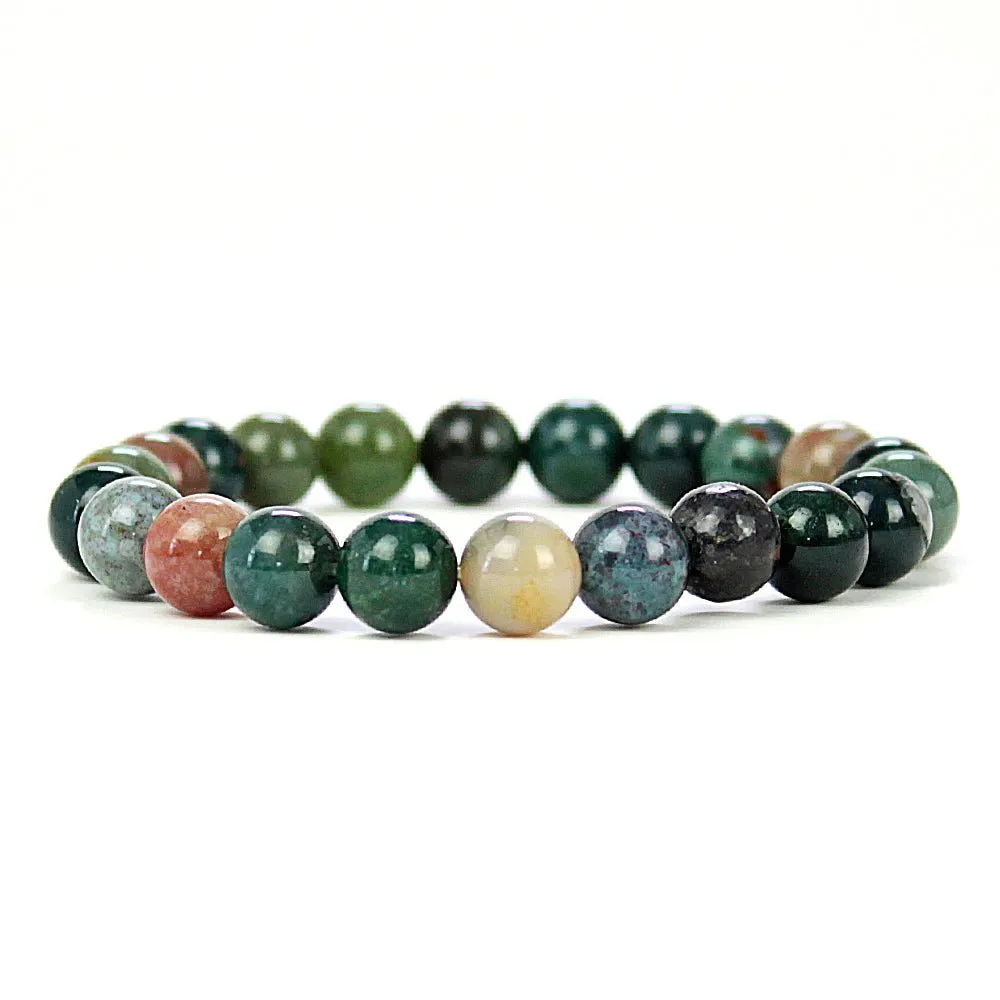 Fancy Jasper Gemstone Power Bracelet 8mm