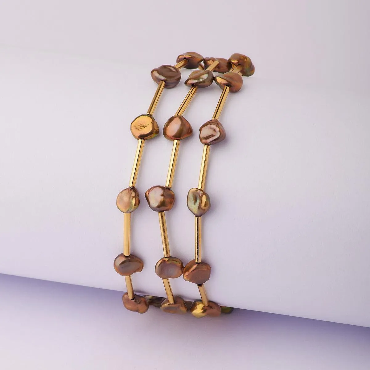 Fashionable Colour Brown Bracelet
