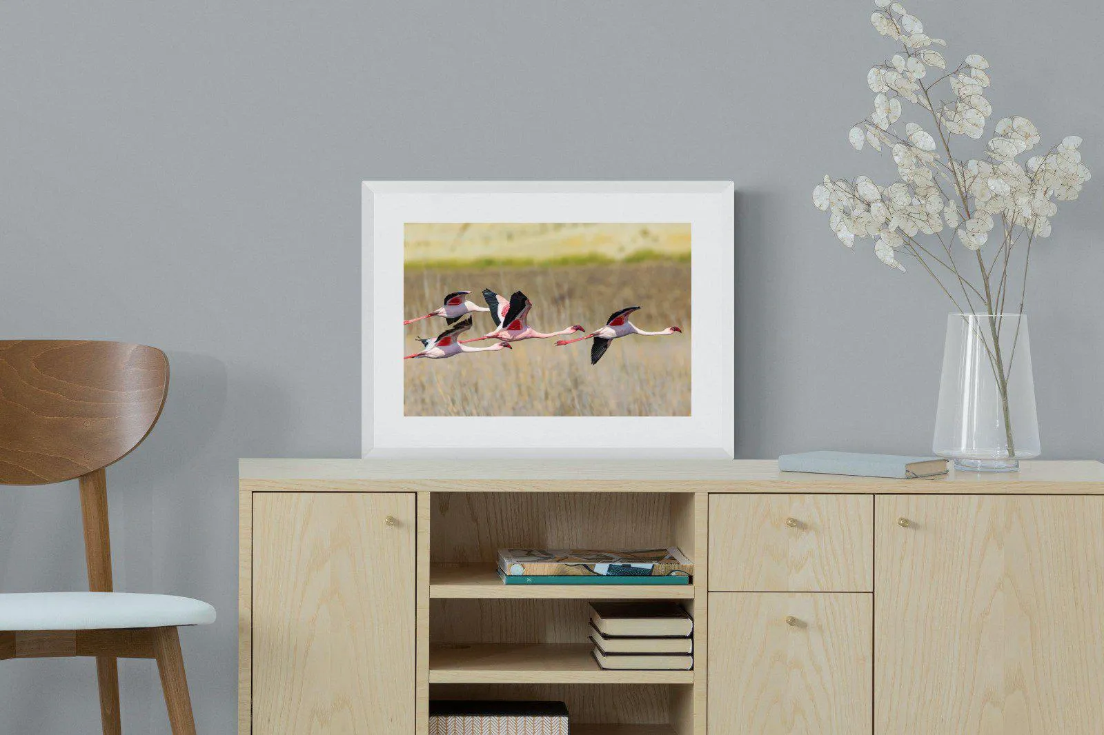 Flying Flamingos