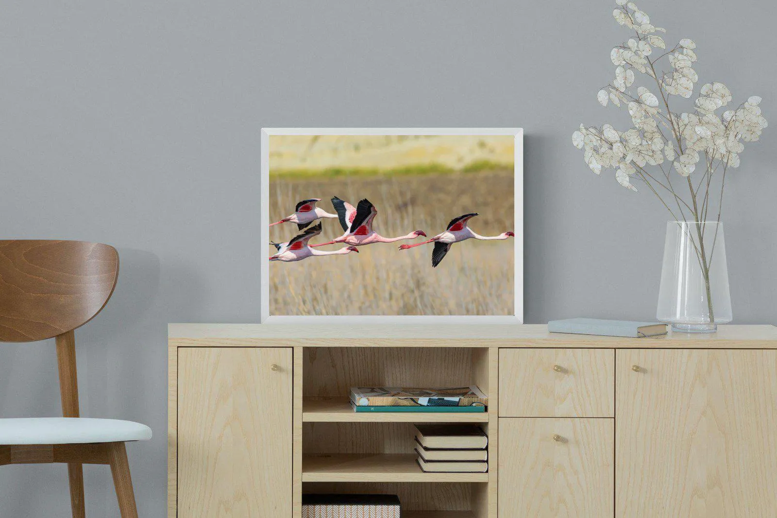 Flying Flamingos