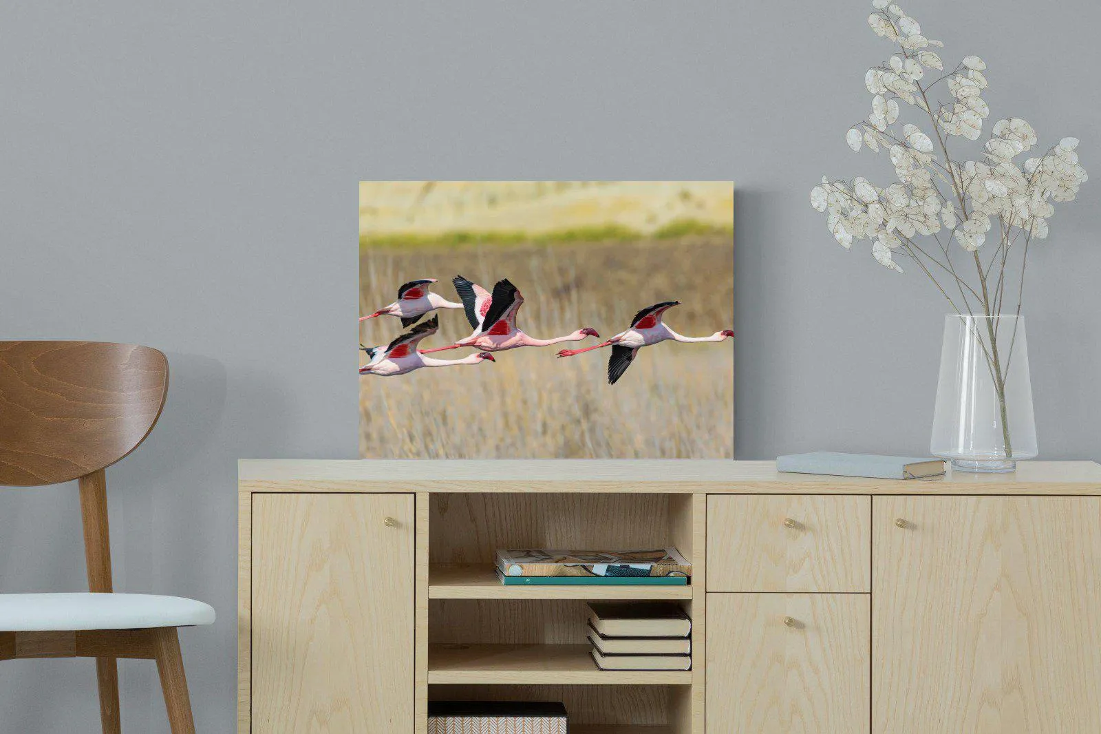Flying Flamingos
