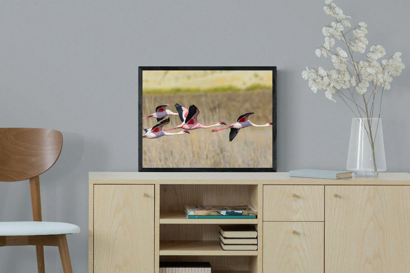 Flying Flamingos