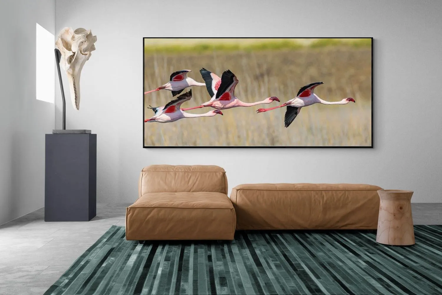 Flying Flamingos