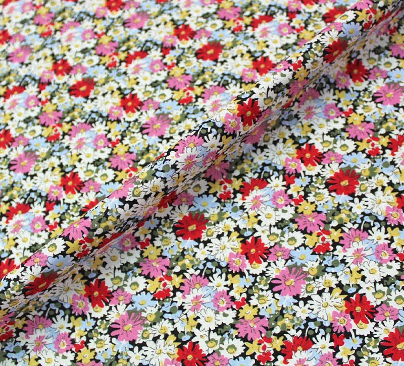 Great Value - Wide Width Floral Cotton - Pinks - Flower Fields
