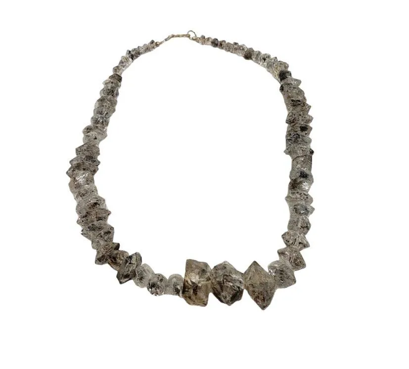 Herkimer Diamond Necklace with Earring Set