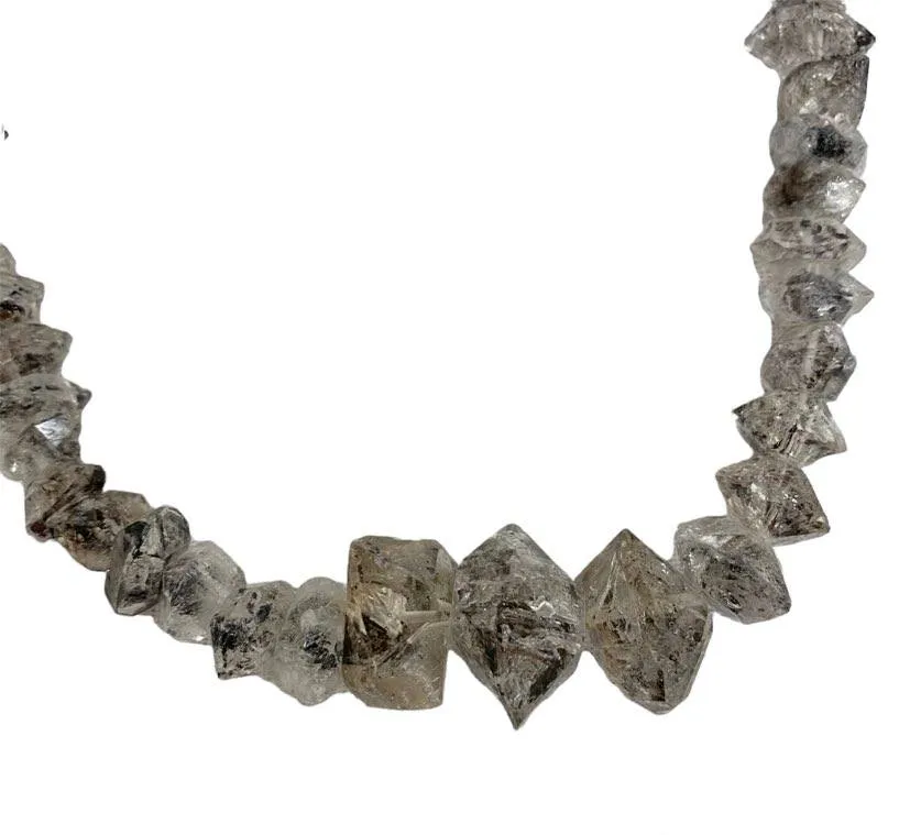 Herkimer Diamond Necklace with Earring Set