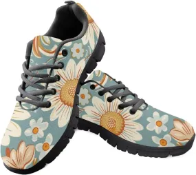 Modysero Soft Tennis Shoes for Women Shoes Lace Up Mesh Women Running Sneakers for Fall Outdoor Walking Sneakers