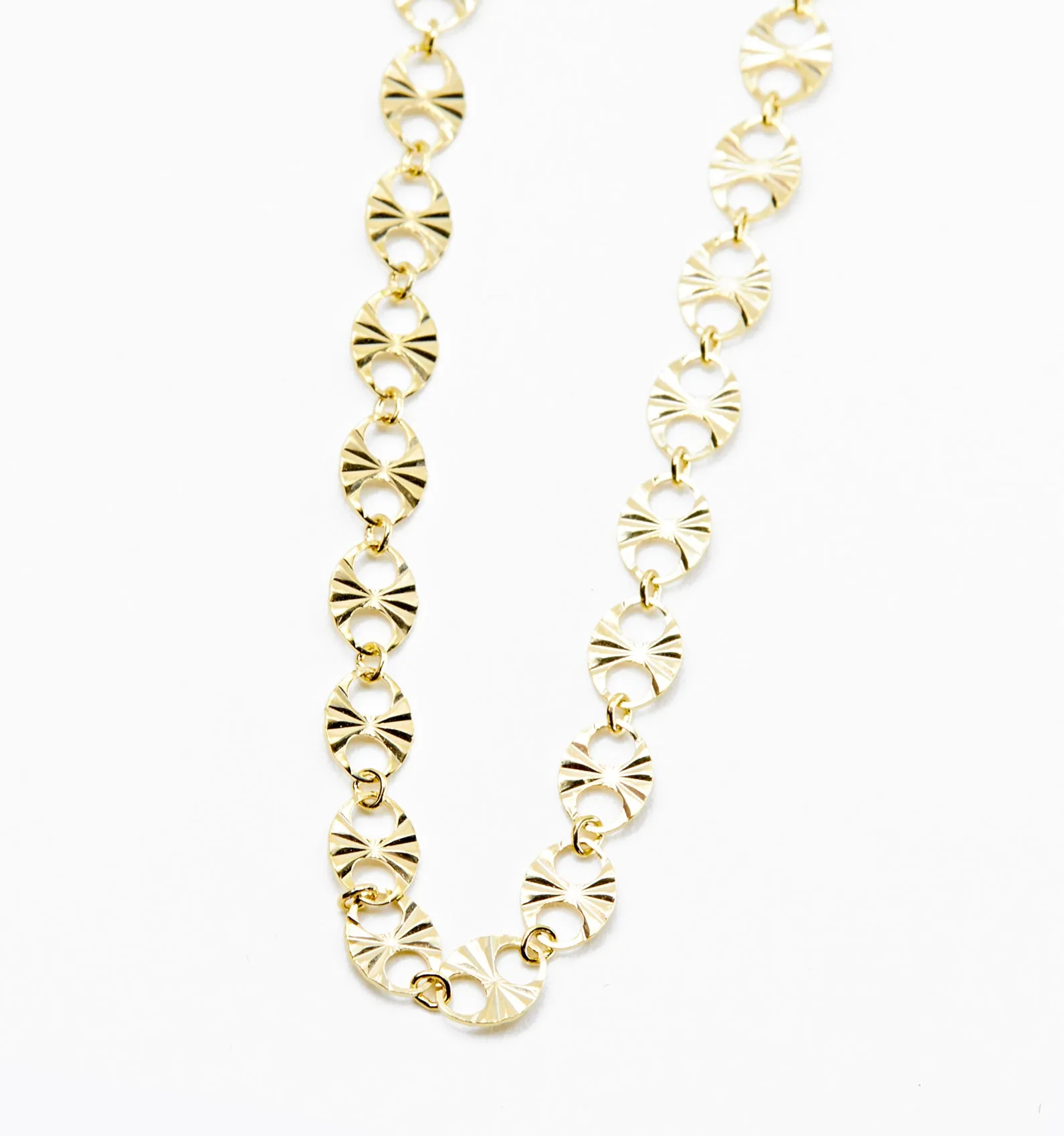 Moon Burst Choker Chain Necklace