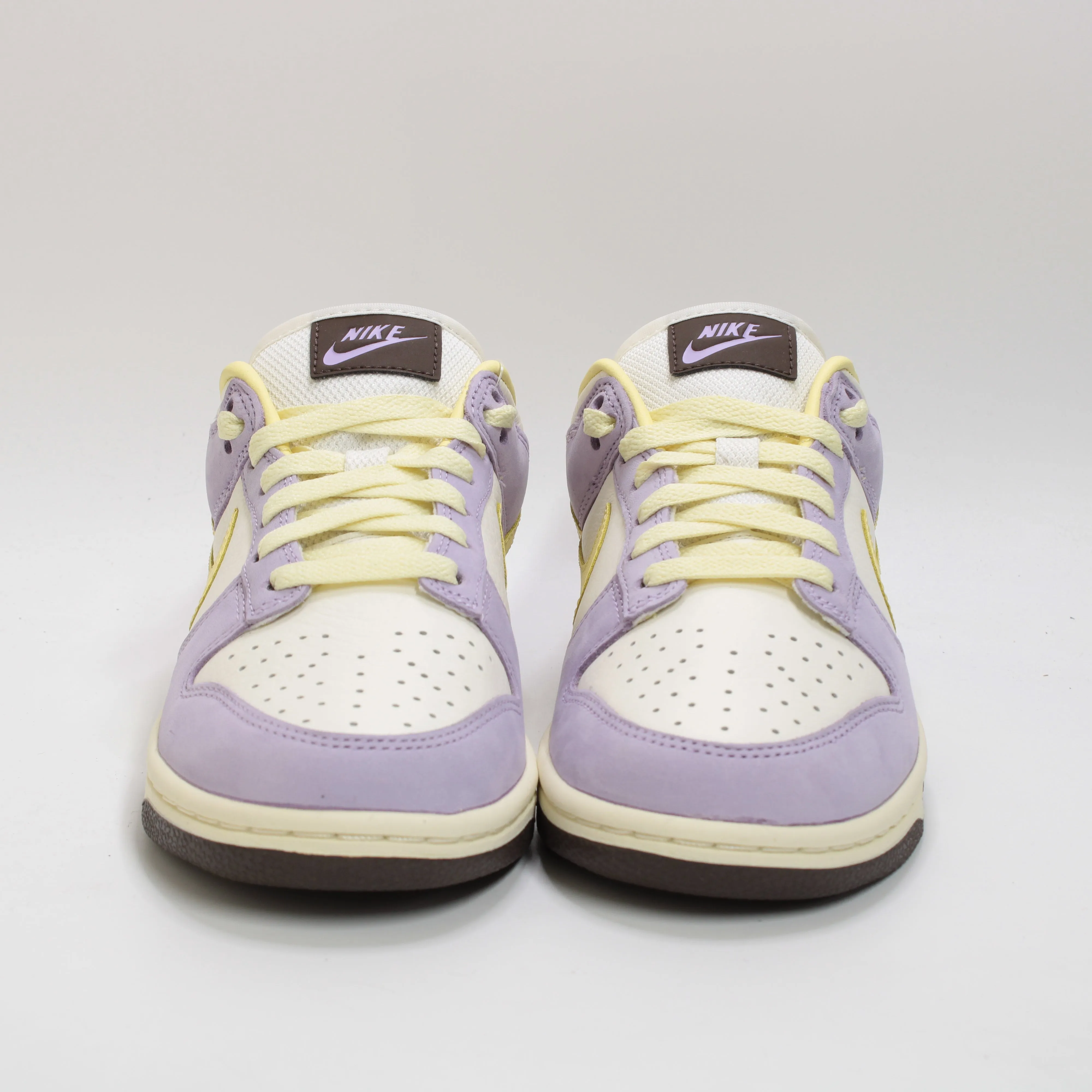 Nike Dunk Low Trainers Lilac Bloom Soft Yellow Sail