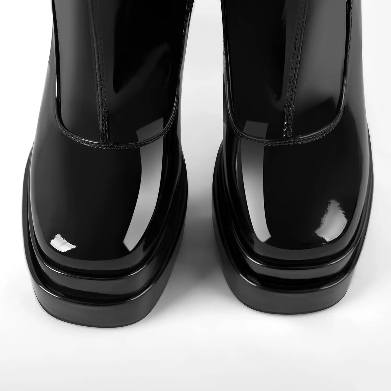 Platform Boots for Women Chunky Heel Over The Knee High Boots
