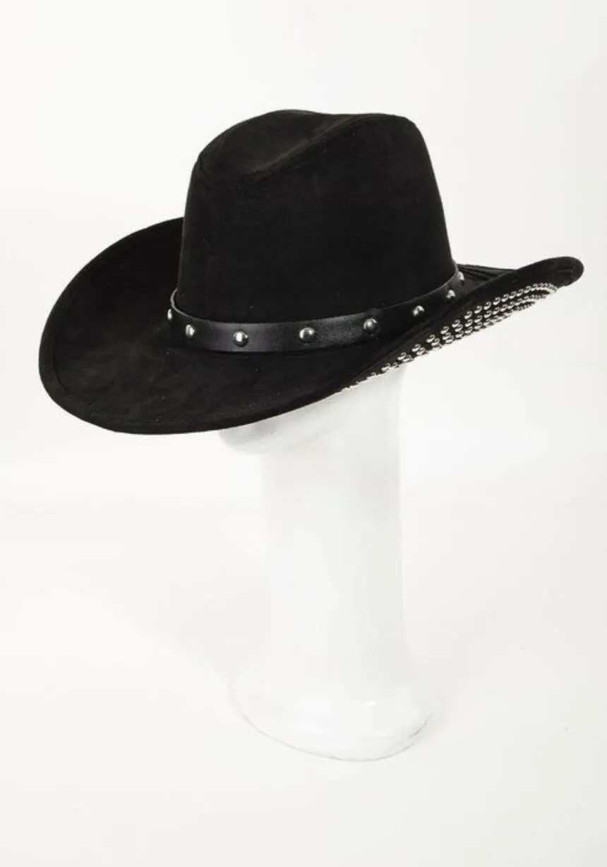 "Joan" Studded Fedora