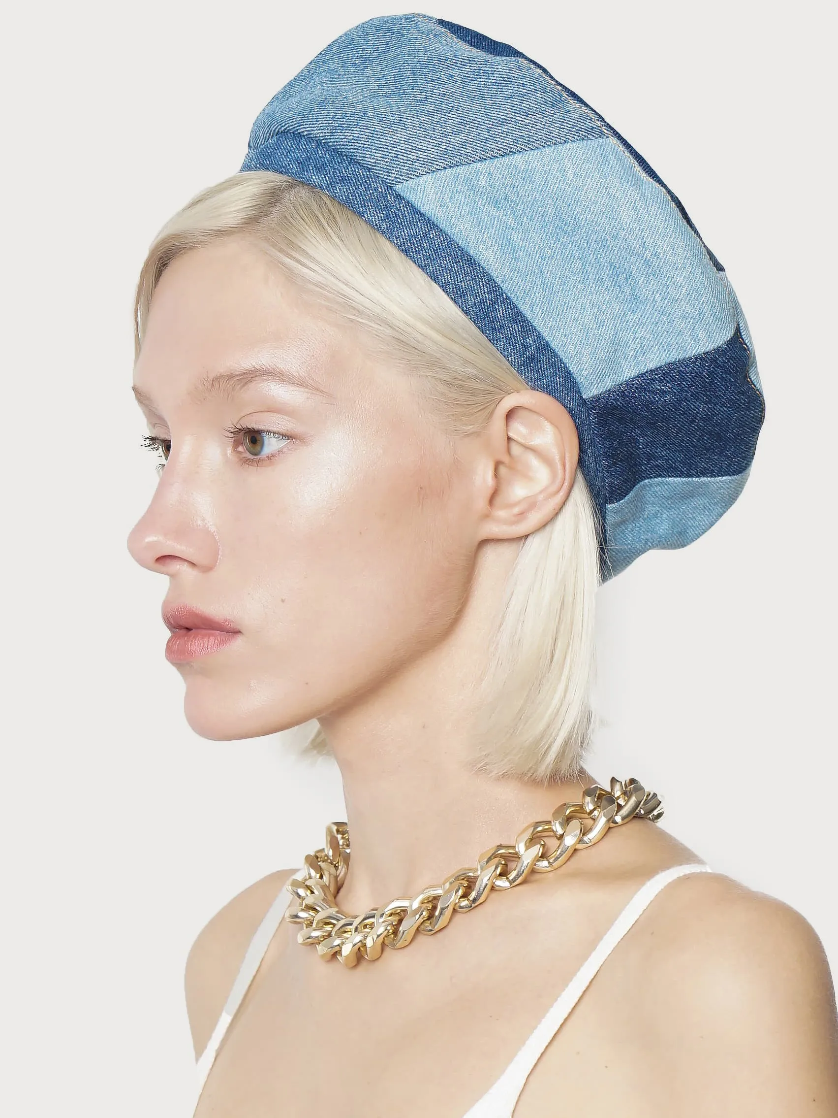 Reworked Mixed Blue Beret