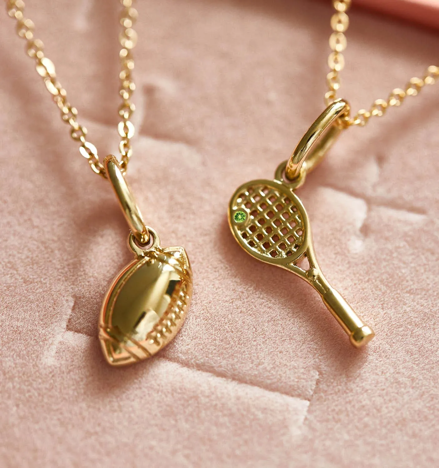 Tennis Racket Necklace