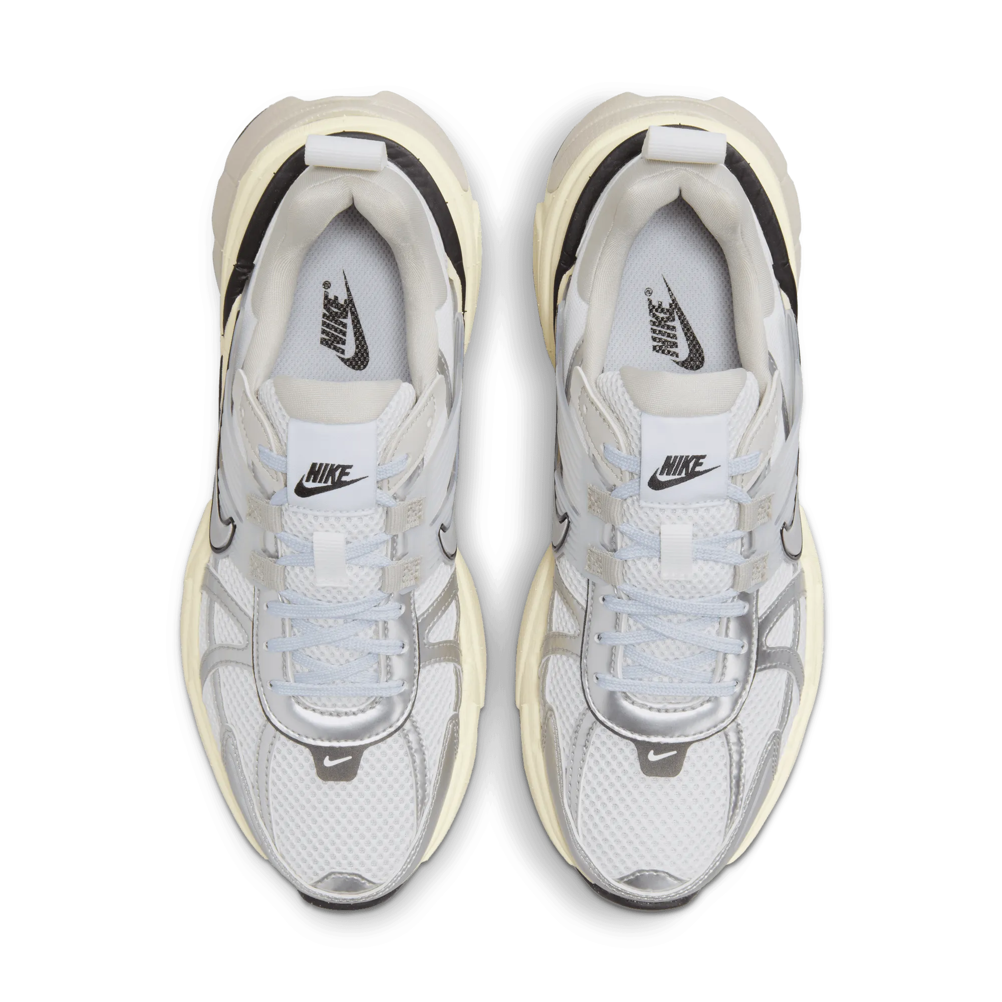 Women's Nike V2K Run - Summit White/Metallic Silver