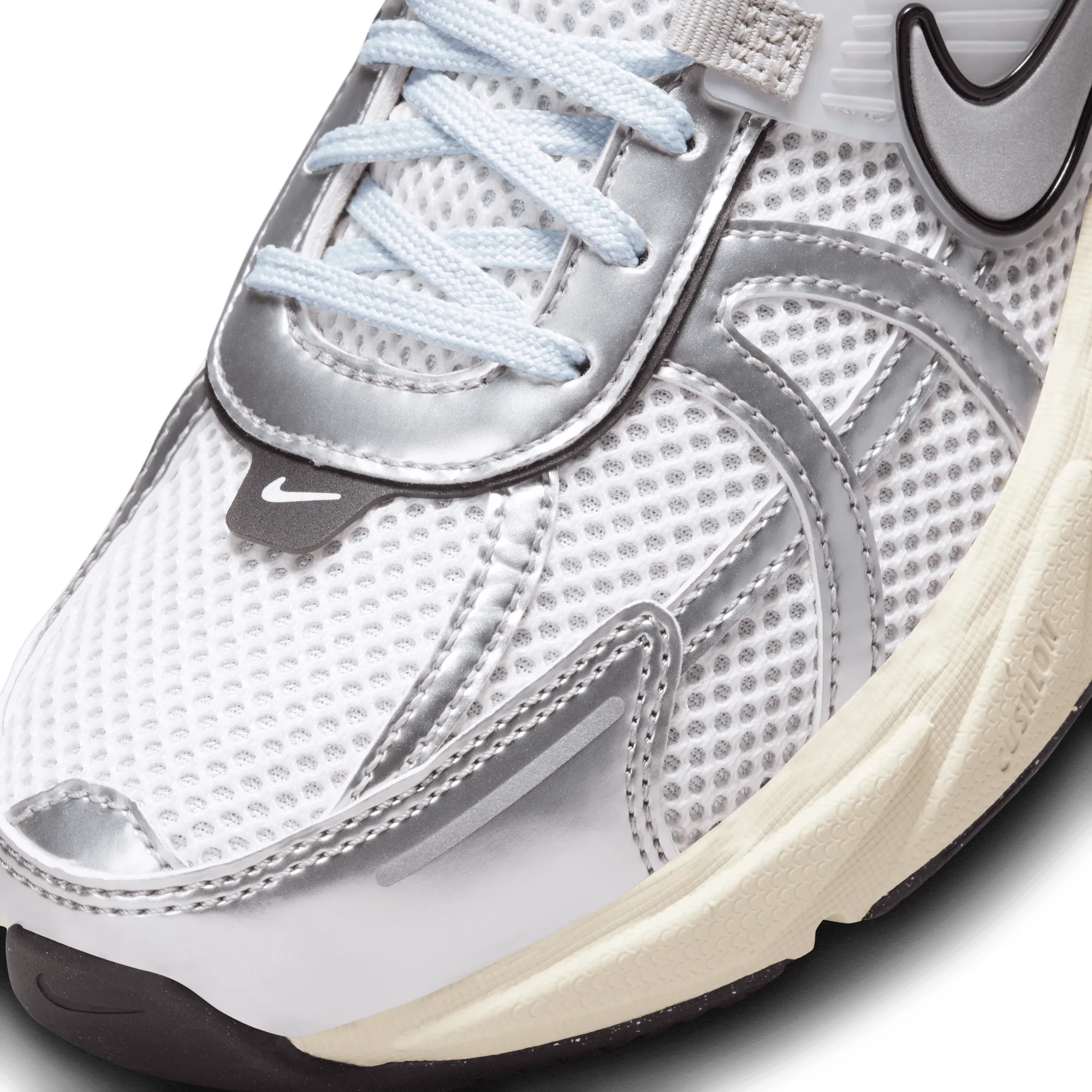 Women's Nike V2K Run - Summit White/Metallic Silver